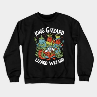 King Gizzard & The Lizard Wizard - Fan made design Crewneck Sweatshirt